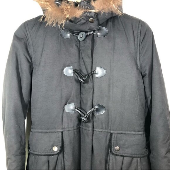 Soia &  Kyo Black Goose Down Toggle Jacket Size XS - Picture 2 of 10